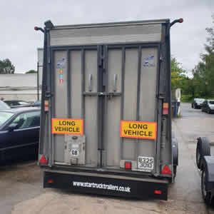 View Ifor Williams BV126G Box Trailer for hire